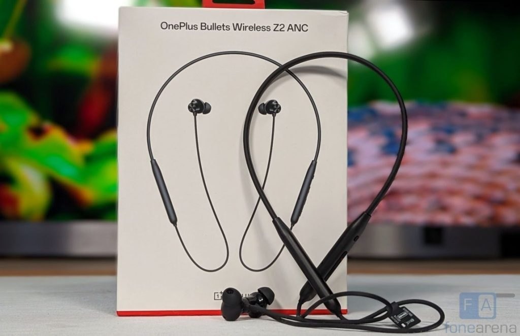 OnePlus Bullets Wireless Z2 ANC Bluetooth in Ear Earphones with Mic, 45dB Hybrid ANC, Bombastic Bass - 12.4 mm Drivers, 10 Mins Charge - 20 Hrs Music, 28 Hrs Battery