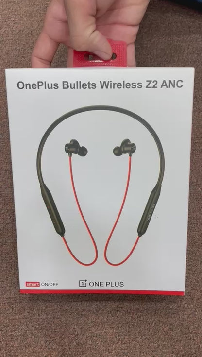 OnePlus Bullets Wireless Z2 ANC Bluetooth in Ear Earphones with Mic, 45dB Hybrid ANC, Bombastic Bass - 12.4 mm Drivers, 10 Mins Charge - 20 Hrs Music, 28 Hrs Battery