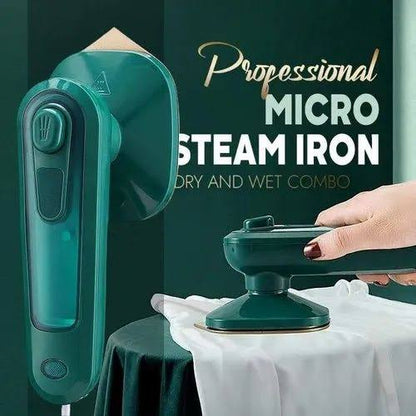 Portable Mini Ironing Machine, Handheld Steam Iron, Travel Garment Steamer, Professional Micro Steam Iron for Fabric Clothes,iron for Home and Travel