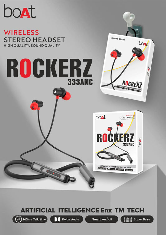 BOAT Rockerz 333ANC Wireless Stereo Headset