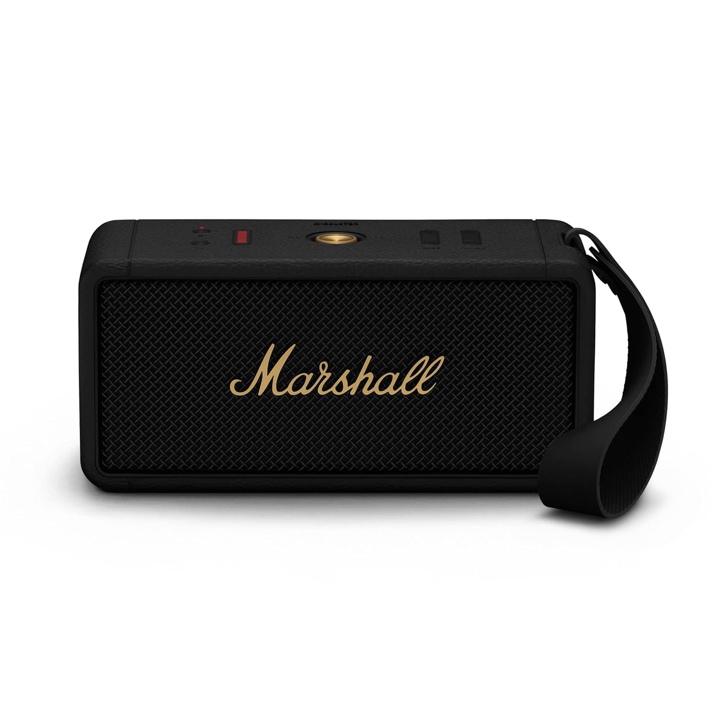 Marshall Middleton Portable Bluetooth Speaker with 20+ Hours of Portable Playtime, 360° Sound, Dust & Waterproof (IP67) - Black