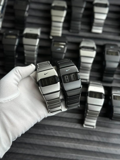 Nike D-Line Watch – Futuristic Stainless Steel Digital Timepiece
