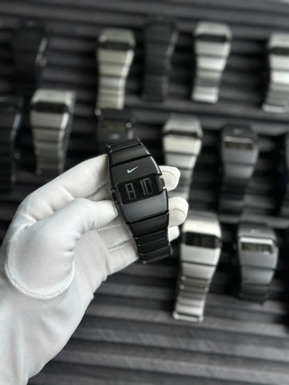 Nike D-Line Watch – Futuristic Stainless Steel Digital Timepiece