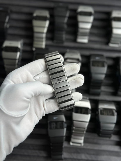 Nike D-Line Watch – Futuristic Stainless Steel Digital Timepiece