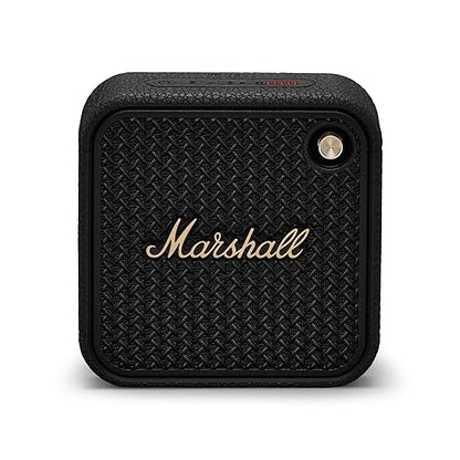 Marshall Willen II Portable Bluetooth Speaker with 17+ Hours of Portable Playtime, Dust & Waterproof (IP67) - Black & Brass.