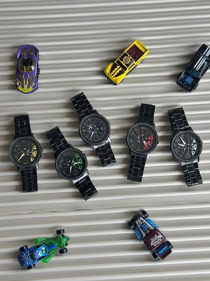 SKMEI Men's Spinning Car Wheels Rolling